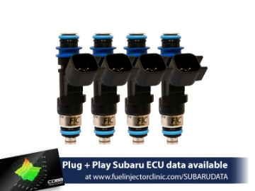 Picture of FIC 775cc Top-Feed Converted Subaru STi ('04-'06) Legacy GT ('05-'06) Fuel Injector Clinic Injector Set (High-Z)