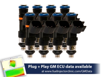 Picture of FIC775cc (85 lbs/hr at OE 58 PSI fuel pressure) FIC Fuel  Injector Clinic Injector Set for 4.8/5.3/6.0 Truck Motors ('99-'06) (High-Z)