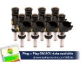 Picture of FIC1440cc (160 lbs/hr at OE 58 PSI fuel pressure) FIC Fuel Injector Clinic Injector Set for 6.2 Truck Motors ('09-'13) Injector Sets (High-Z)