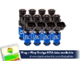 Picture of FIC2150cc (240 lbs/hr at OE 58 PSI fuel pressure) FIC Fuel Injector Clinic Injector Set for Dodge Hemi SRT-8, 5.7 (High-Z)