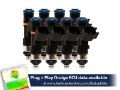 Picture of FIC525cc (58 lbs/hr at OE 58 PSI fuel pressure) FIC Fuel Injector Clinic Injector Set for Dodge Hemi SRT-8, 5.7 (High-Z)