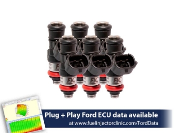 Picture of FIC2150cc (200 lbs/hr at 43.5 PSI fuel pressure) FIC Fuel  Injector Clinic Injector Set for Ford Mustang V6 (2011-2017)