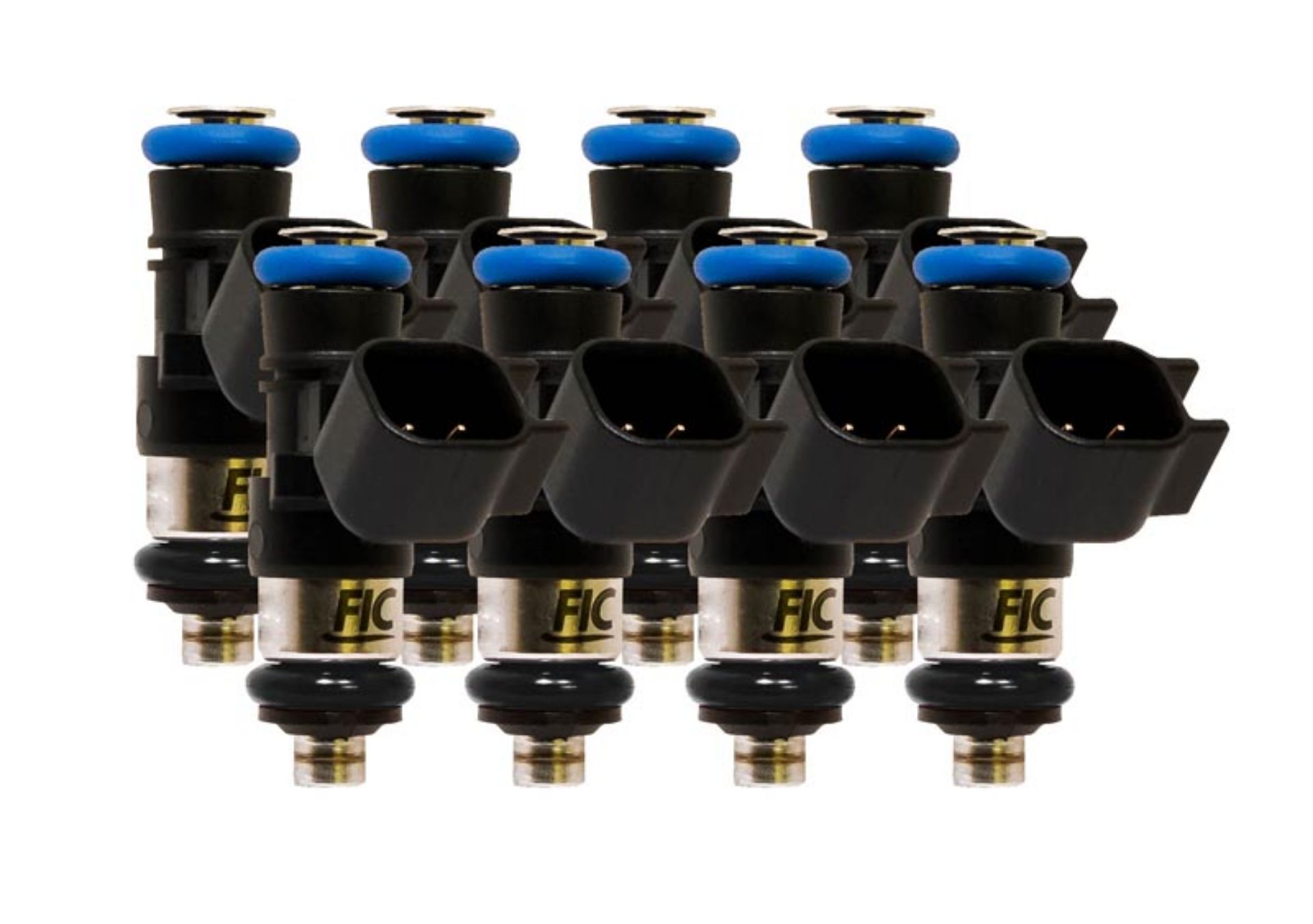 Picture of FICEight Cylinder 660cc Custom Injector Set (38mm height only)