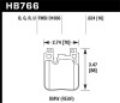 Picture of Hawk DTC-80 12-16 BMW 328i Rear Brake Pads