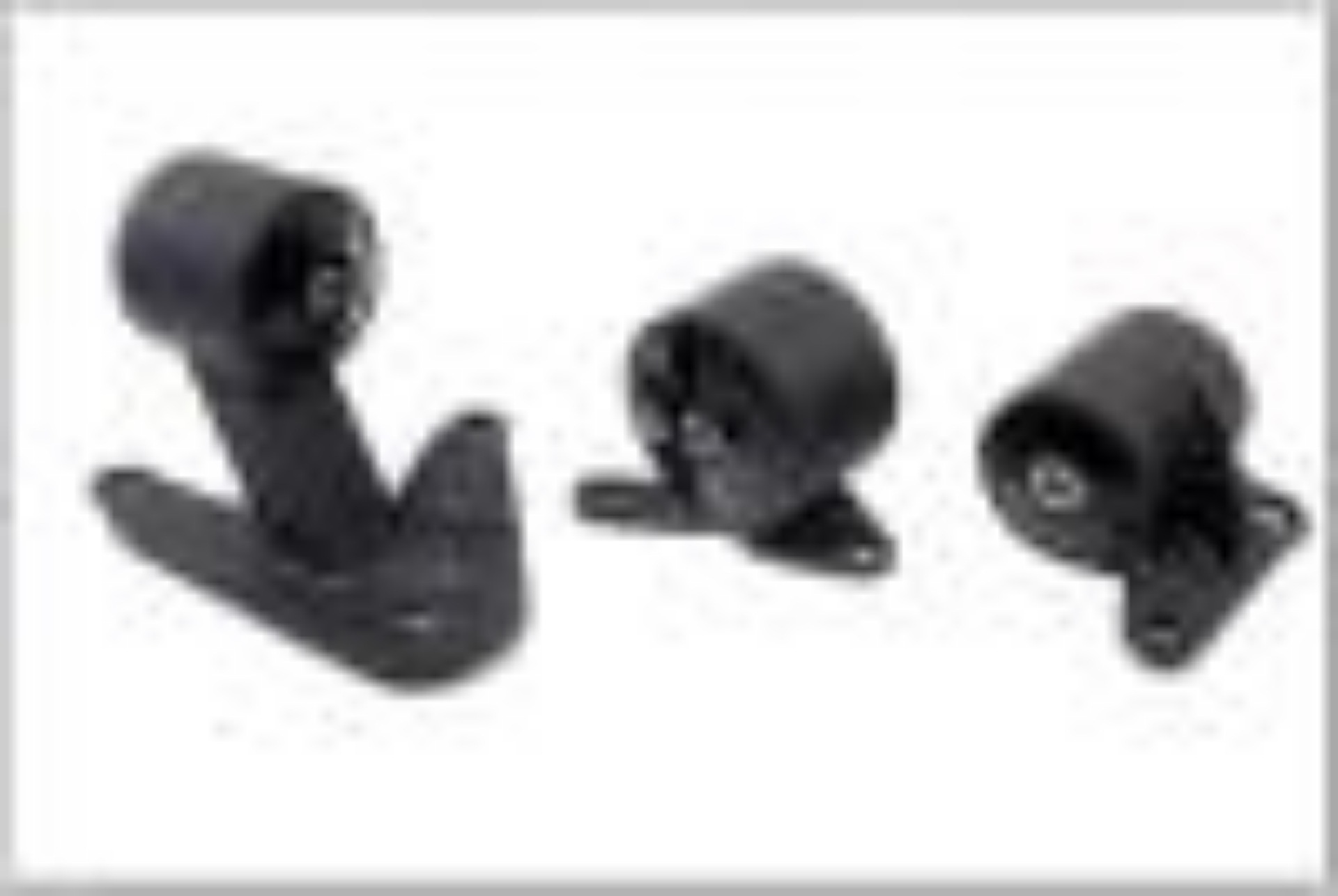 Picture of Innovative 92-96 Prelude F-Series-H-Series Black Steel Mounts 75A Bushings