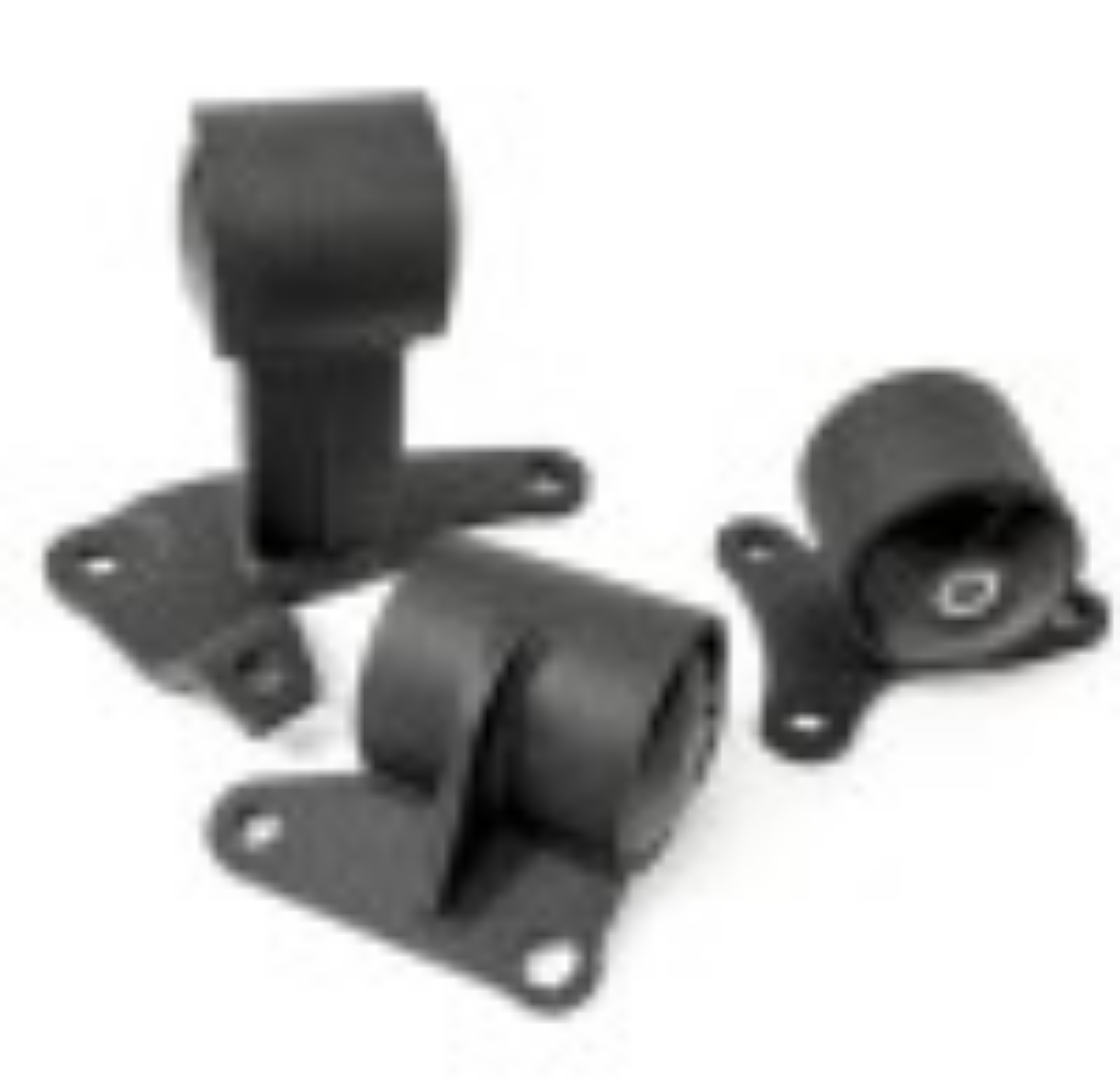 Picture of Innovative 92-96 Prelude F-Series-H-Series Black Steel Mounts 95A Bushings