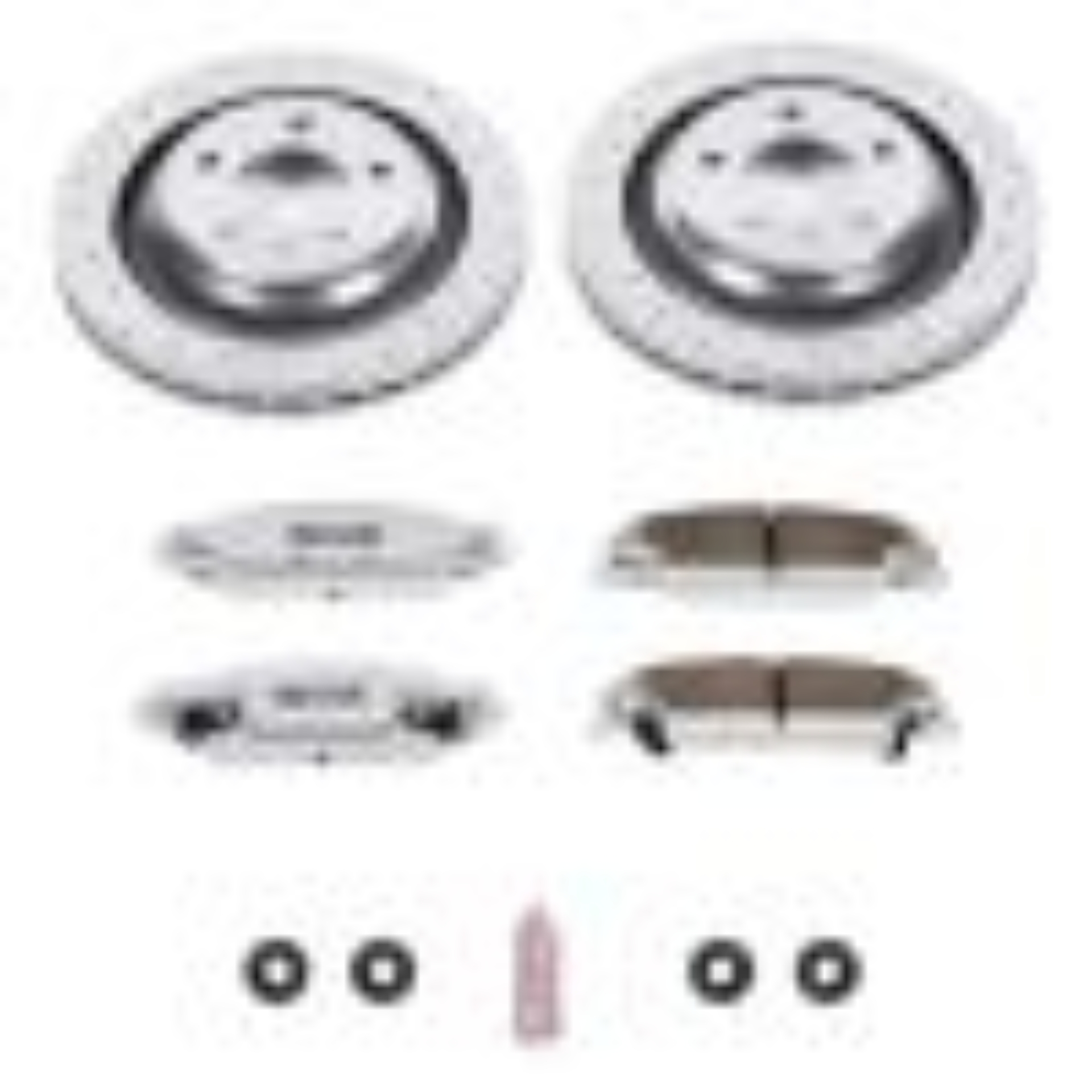 Picture of Power Stop 05-08 Pontiac Grand Prix Rear Z26 Street Warrior Brake Kit