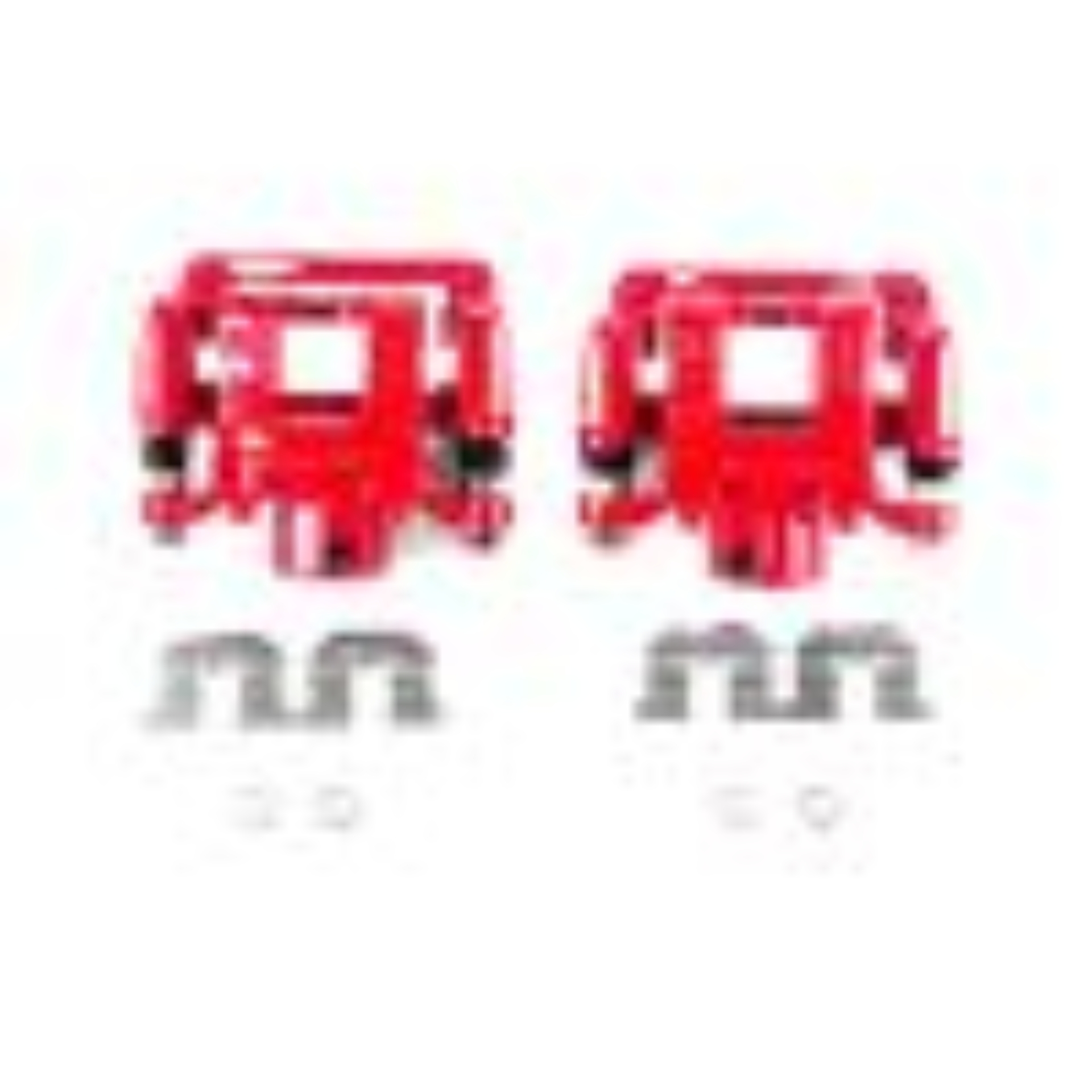 Picture of Power Stop 11-15 Hyundai Sonata Rear Red Calipers w-Brackets - Pair