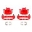 Picture of Power Stop 01-05 Chrysler Sebring Front Red Calipers w-Brackets - Pair