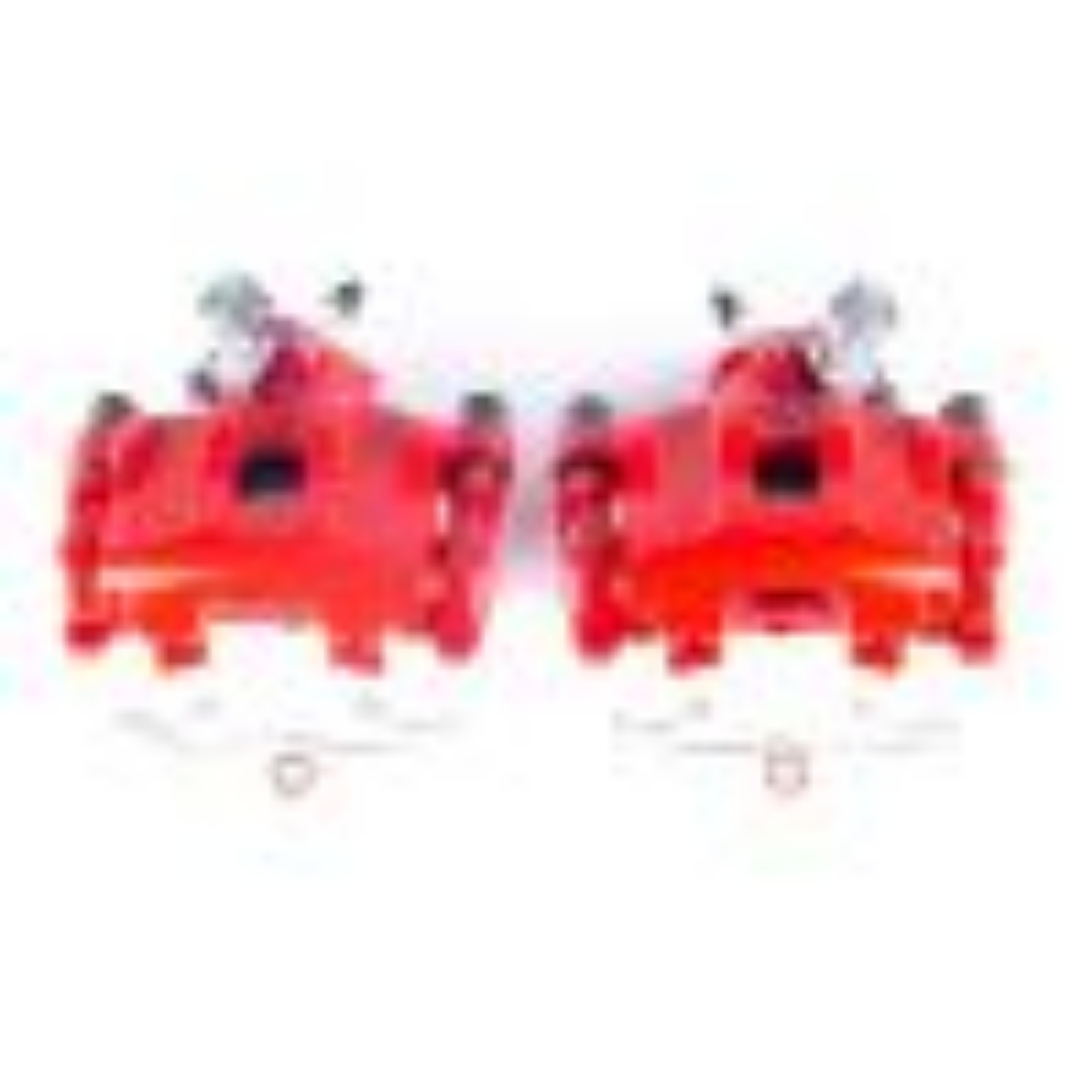 Picture of Power Stop 04-13 Mazda 3 Rear Red Calipers w-Brackets - Pair