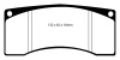Picture of EBC Ford Saleen Mustang Alcon front calipers Bluestuff Front Brake Pads