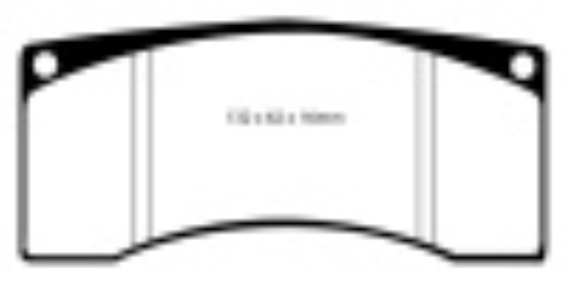 Picture of EBC Ford Saleen Mustang Alcon front calipers Bluestuff Front Brake Pads
