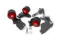 Picture of Innovative 88-91 Civic B-Series Black Steel Mounts 95A Bushings Cable to Hydro Conversion