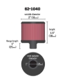 Picture of K&N Steel Base Crankcase Vent Filter-Breather 1in Vent OD x 2in OD x 1-5in Height