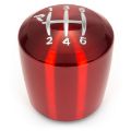 Picture of Raceseng Ashiko Shift Knob (Gate 1 Engraving) M10x1.25mm Adapter - Red Translucent