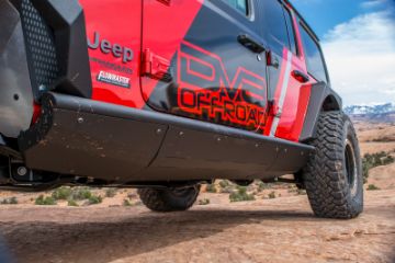 Picture of DV8 Offroad 2018+ Jeep Wrangler JL Boatside Sliders (4 Door Only)