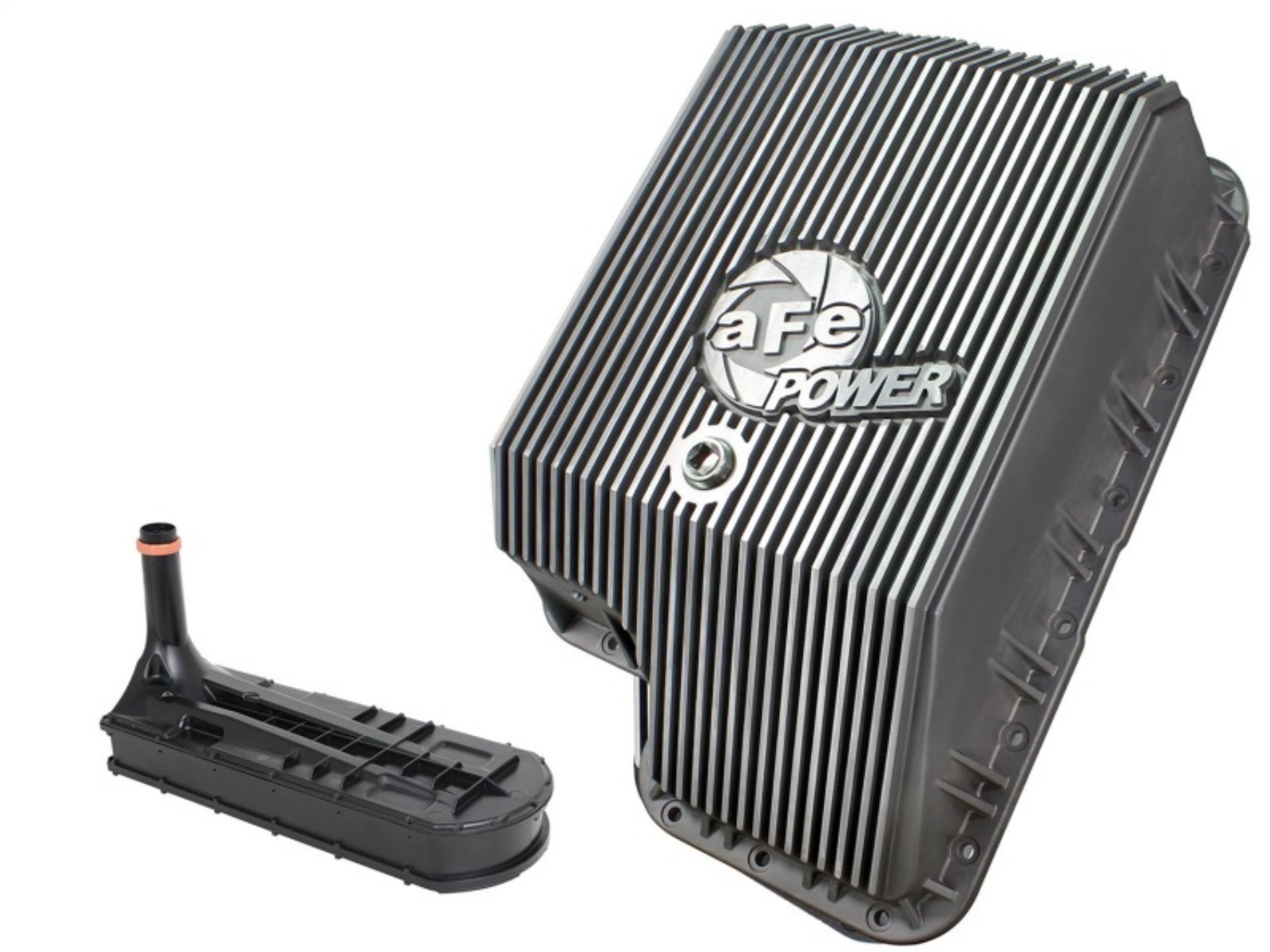 Picture of afe Transmission Pan Raw; Ford Diesel Trucks 03-10 V8-6-0-6-4L td