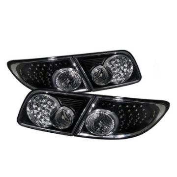 Picture of xTune Mazda 6 03-08 4/5DR (Not Fit Wagon) LED Tail Lights - Black (ALT-ON-M603-LED-BK)