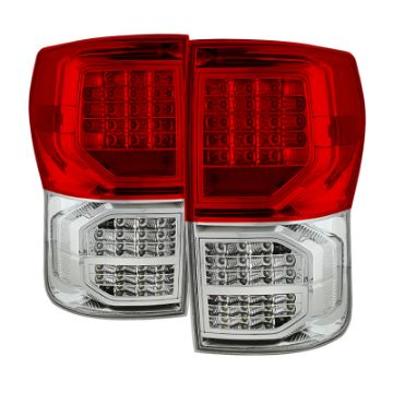 Picture of Xtune Toyota Tundra 07-13 LED Tail Lights Rec Clear ALT-JH-TTU07-LED-G2-RC