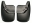 Picture of Husky Liners 07-12 Toyota Tundra Regular/Double/ CrewMax Cab Custom-Molded Rear Mud Guards