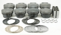 Picture of Mahle MS Piston Set SBF 304ci 3-640in Bore 3-65in Stroke 5-933in Rod -866 Pin 10cc 12:6 CR Set of 8