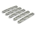 Picture of DV8 Offroad 2007-2018 Jeep JK Silver Slot Style Door Handle Inserts - Set Of 5