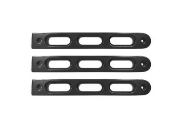 Picture of DV8 Offroad 2007-2018 Jeep JK Black Slot Style Door Handle Inserts - Set Of 3