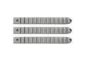 Picture of DV8 Offroad 2007-2018 Jeep JK Silver Rail Style Door Handle Inserts - Set Of 3