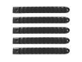Picture of DV8 Offroad 2007-2018 Jeep JK Black Rail Style Door Handle Inserts - Set Of 5