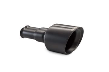 Picture of Carven 2019 RAM 1500 5.7L (Dual Tailpipe) 5in. Exhaust Tip Replacement Set 304SS (Clamp On) - Black