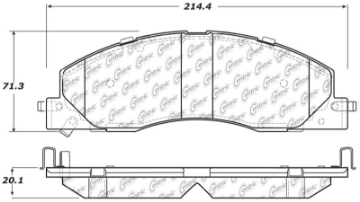 Picture of StopTech 09-18 Dodge Ram Truck & SUV Semi-Metallic Front Brake Pads