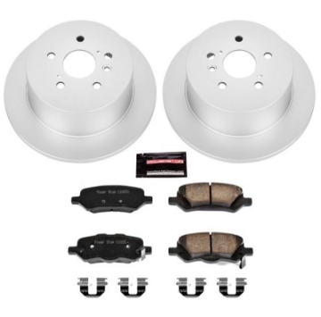 Picture of Power Stop 09-16 Toyota Venza Rear Z17 Evolution Geomet Coated Brake Kit