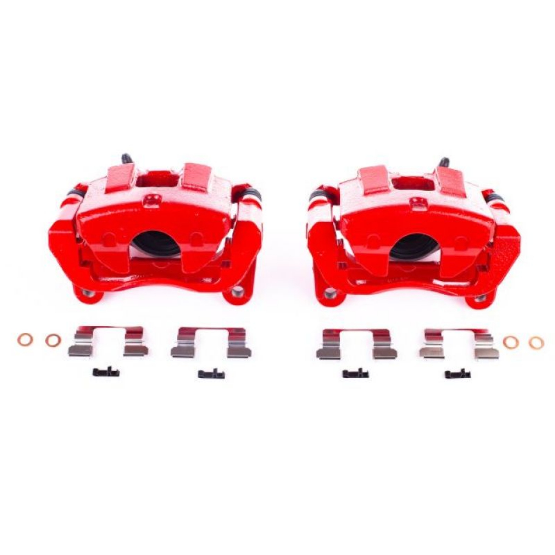 Picture of Power Stop 14-18 Jeep Cherokee Front Red Calipers w-Brackets - Pair