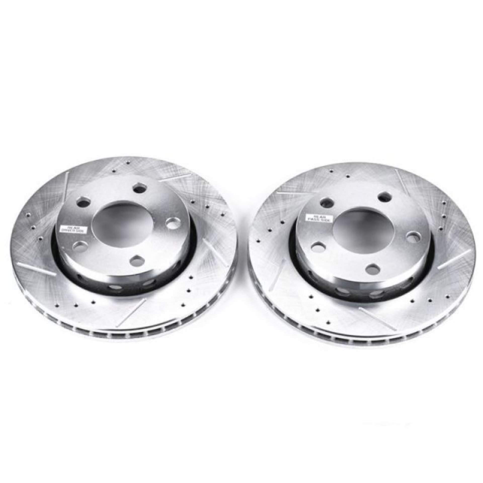 Picture of Power Stop 00-02 Audi S4 Rear Evolution Drilled & Slotted Rotors - Pair