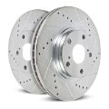 Picture of Power Stop 00-02 Audi S4 Rear Evolution Drilled & Slotted Rotors - Pair