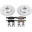 Picture of Power Stop 02-06 Ford Expedition Front Z17 Evolution Geomet Coated Brake Kit