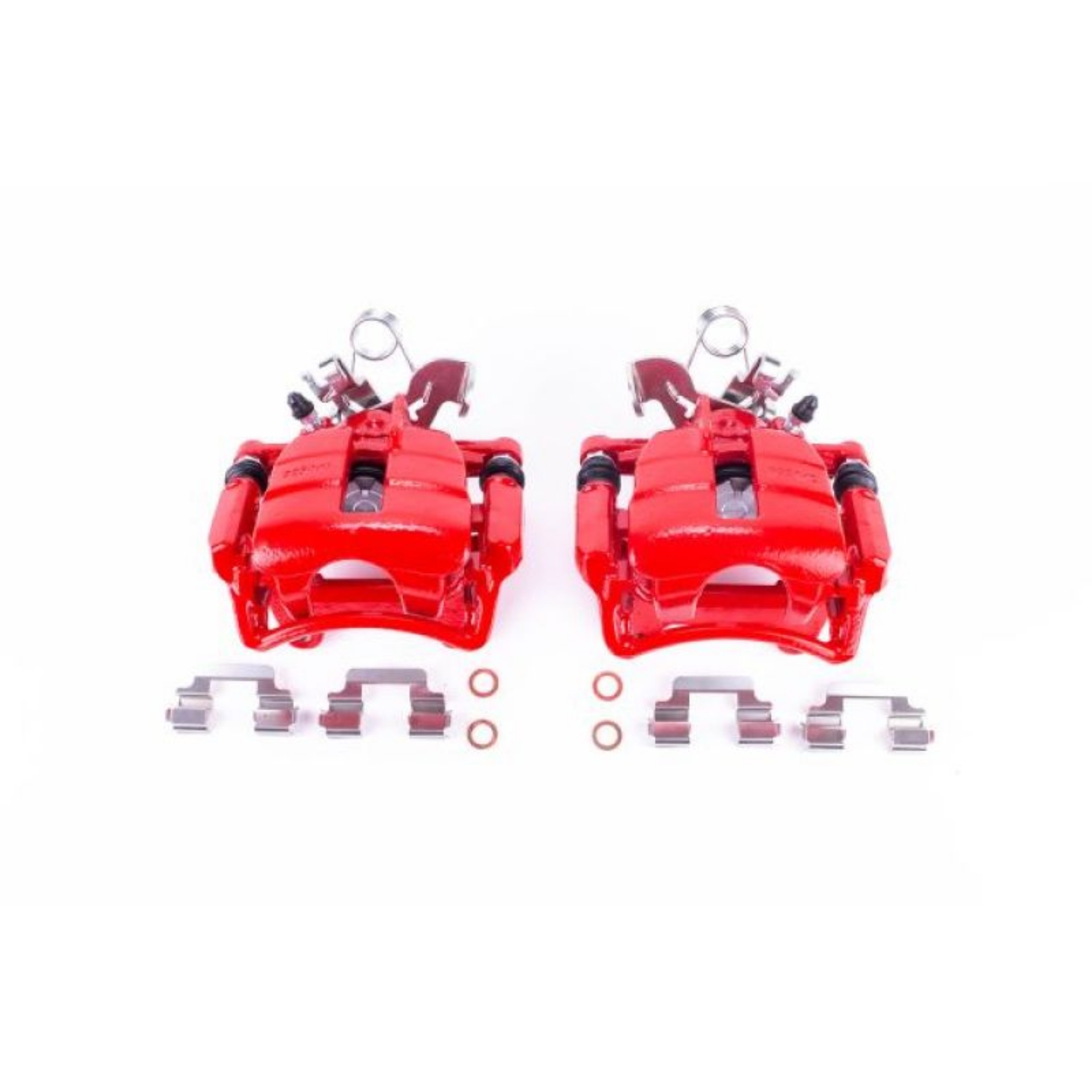 Picture of Power Stop 04-09 Audi S4 Rear Red Calipers w-Brackets - Pair