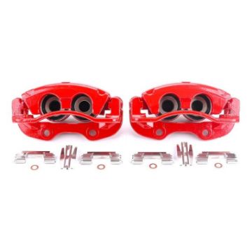 Picture of Power Stop 02-06 Cadillac Escalade Rear Red Calipers w-Brackets - Pair