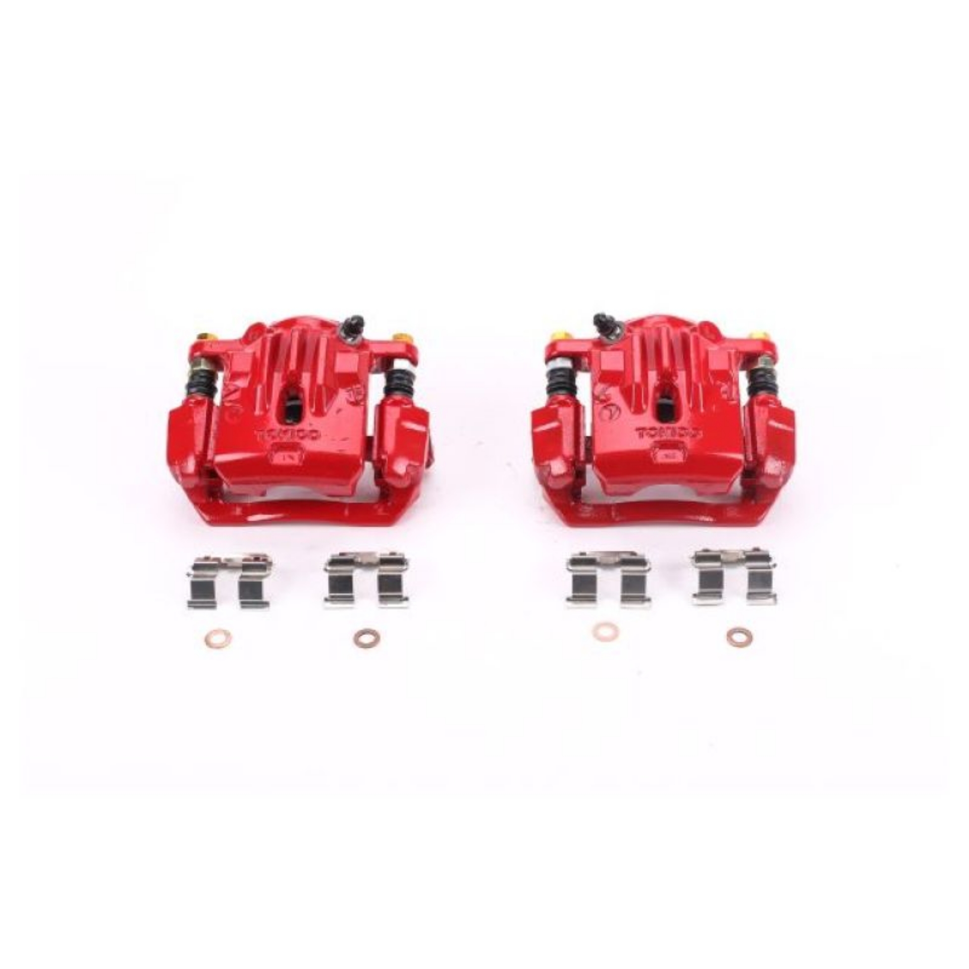 Picture of Power Stop 06-09 Subaru Legacy Rear Red Calipers w-Brackets - Pair