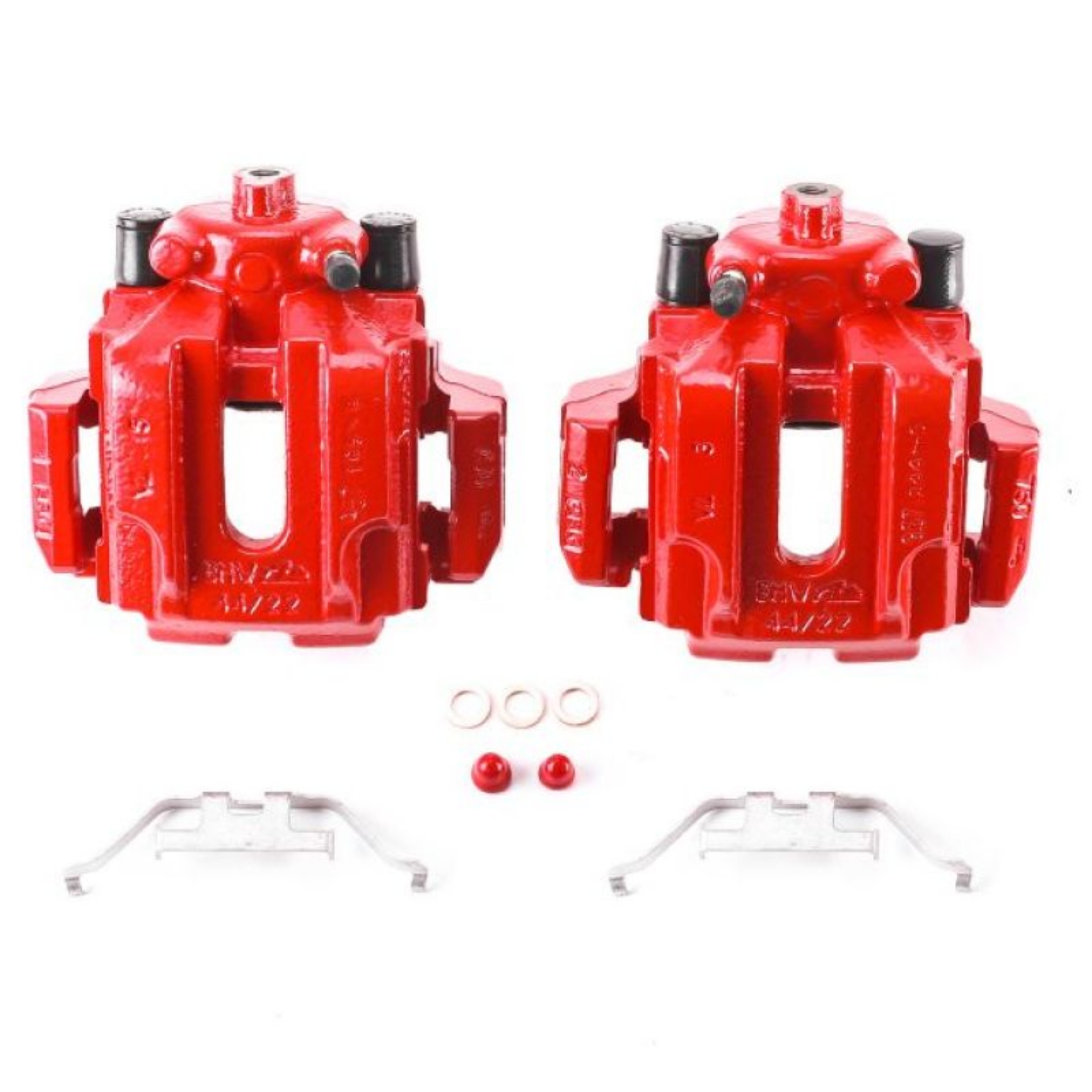 Picture of Power Stop 2006 BMW 330i Rear Red Calipers w-Brackets - Pair