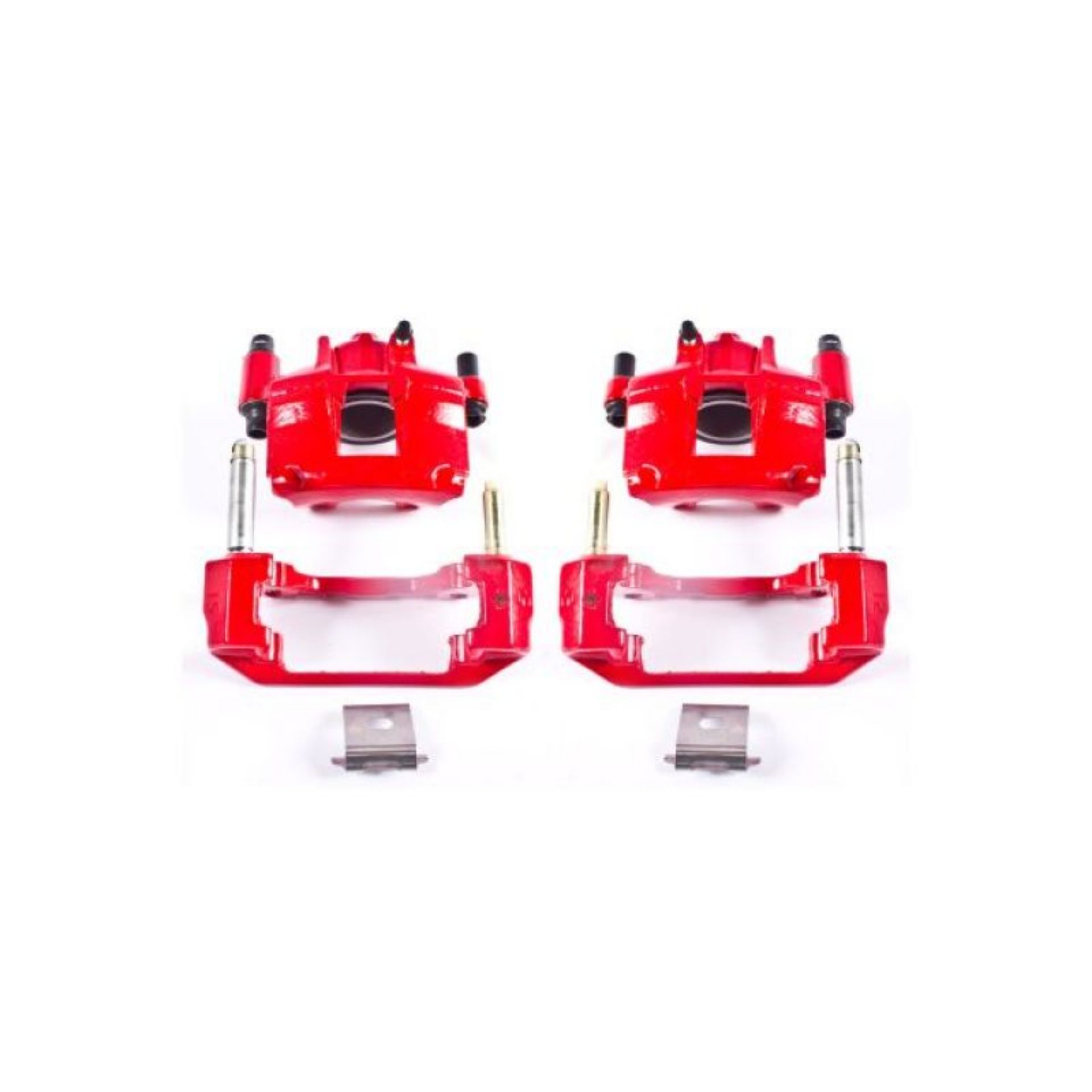 Picture of Power Stop 94-98 Ford Mustang Front Red Calipers w-Brackets - Pair