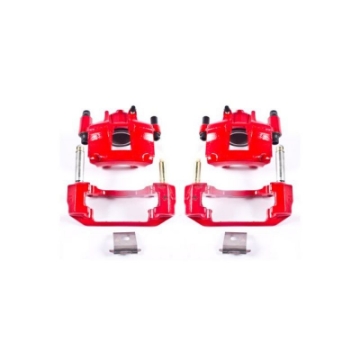 Picture of Power Stop 94-98 Ford Mustang Front Red Calipers w-Brackets - Pair