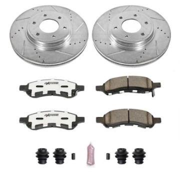 Picture of Power Stop 06-09 Chevrolet Trailblazer Front Z26 Street Warrior Brake Kit
