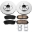 Picture of Power Stop 00-01 Infiniti I30 Front Z17 Evolution Geomet Coated Brake Kit