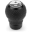 Picture of Raceseng Stratose Shift Knob (Gate 1 Engraving) M12x1.25mm Adapter - Black Matte w/Perf Leather
