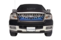 Picture of Putco 07-14 GMC Yukon - Yukon XL Flaming Inferno Stainless Steel Grilles - Blue Painted