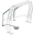 Picture of Go Rhino RHINO Bed Bar - Kickers - Chrome