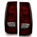 Picture of ANZO 2003-2006 Chevrolet Silverado 1500 Taillights Taillights Dark Red-Clear Lens OE Style Pair