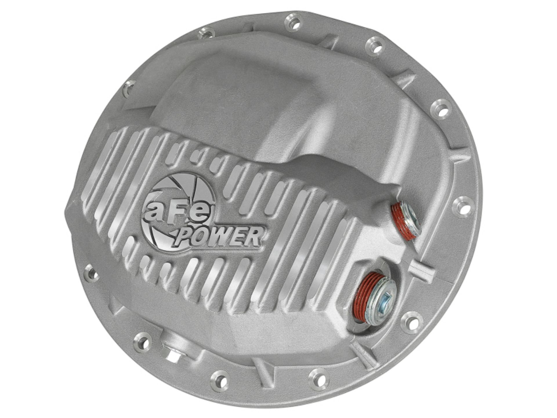Picture of aFe Power Street Series Front Differential Cover Raw w/ Machined Fins 13-18 RAM V8 5.7/6.4L