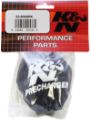 Picture of K&N Universal Precharger Air Filter Wrap - Round Straight - Black - 11in ID x 2in H